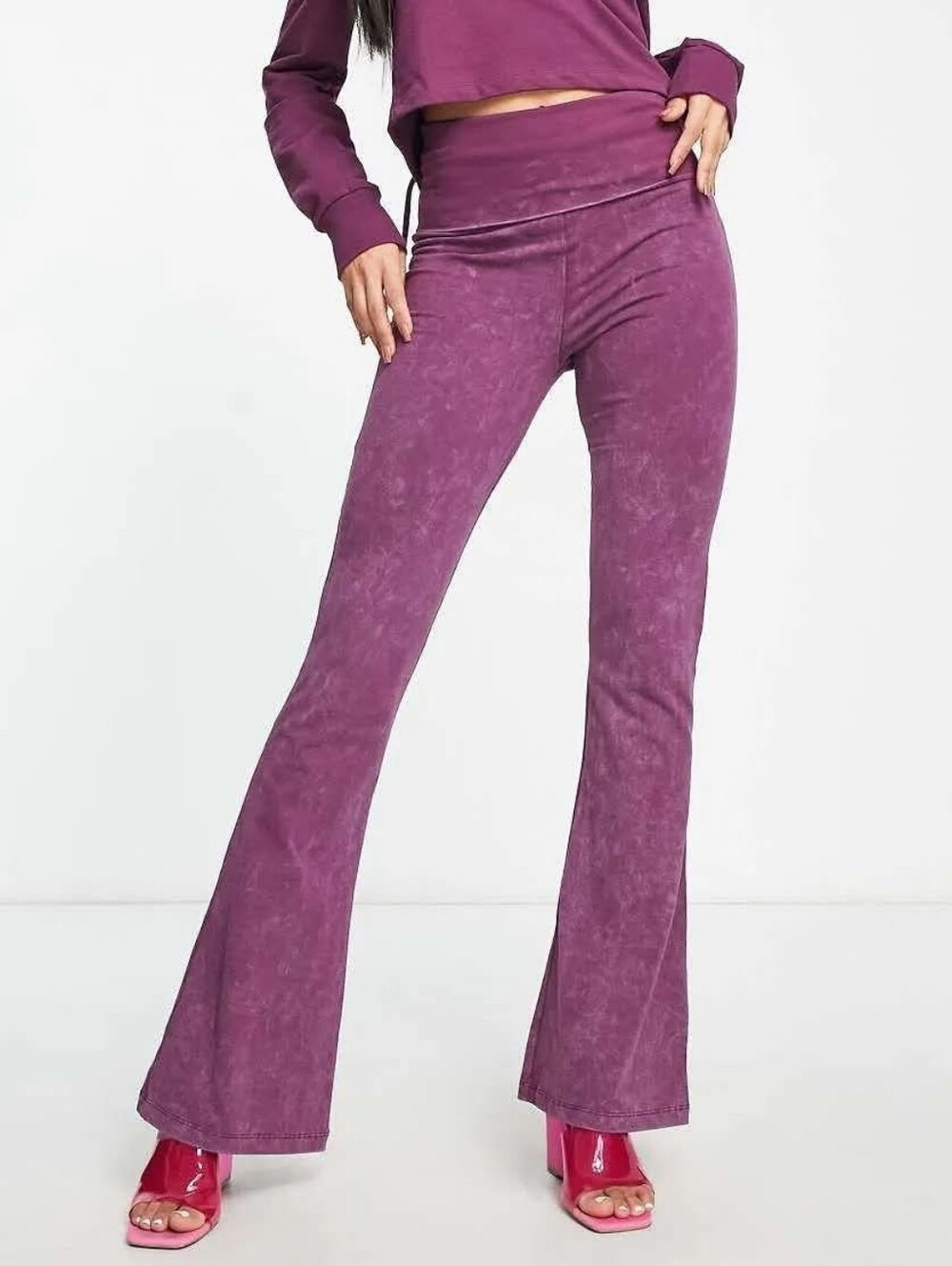 Victoria Secret Pink Yoga Pants Sz 2x Purple Plus Size Nwt